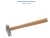 Option: 8oz Ball Pein Hammer 719794