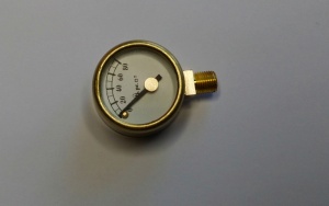 3/4'' Pressure Gauge 0-6bar or 1-80lb/in