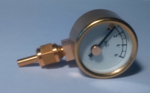 3/4'' Pressure Gauge 0-6bar or 1-80lb/in