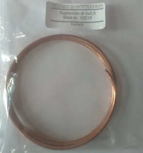 Regner Copper Pipe 1 metre length