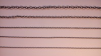 Burnished Brass Chain 1mtr Length