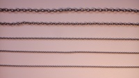 Burnished Brass Chain 1mtr Length