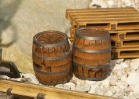 Pola 333211 2 Wooden Barrels