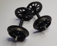 LGB 67301 Plastic Spoked Wheel sets (2 axles)